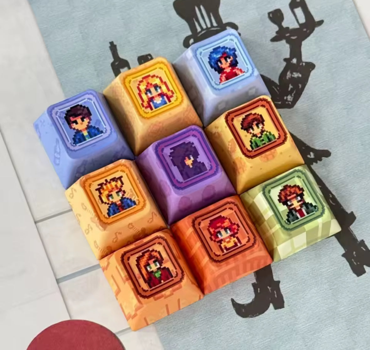 136 Keys Stardew Valley Theme Keycap (this set does not include a keyboard)