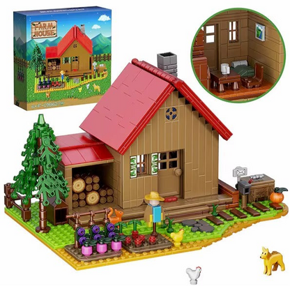 Farm House Buildings Bricks Sets