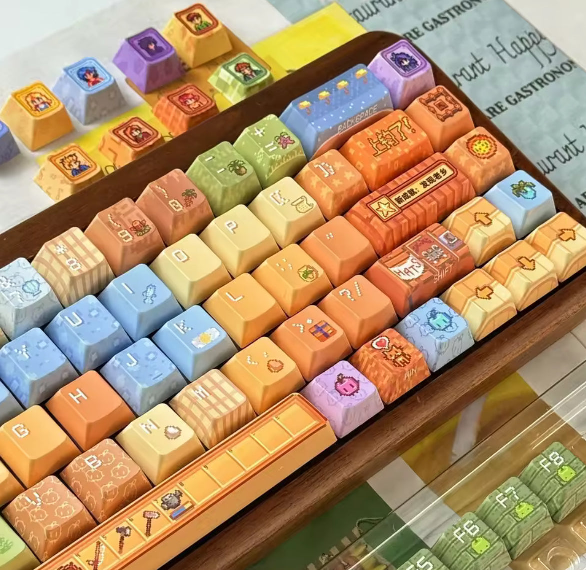 136 Keys Stardew Valley Theme Keycap (this set does not include a keyboard)
