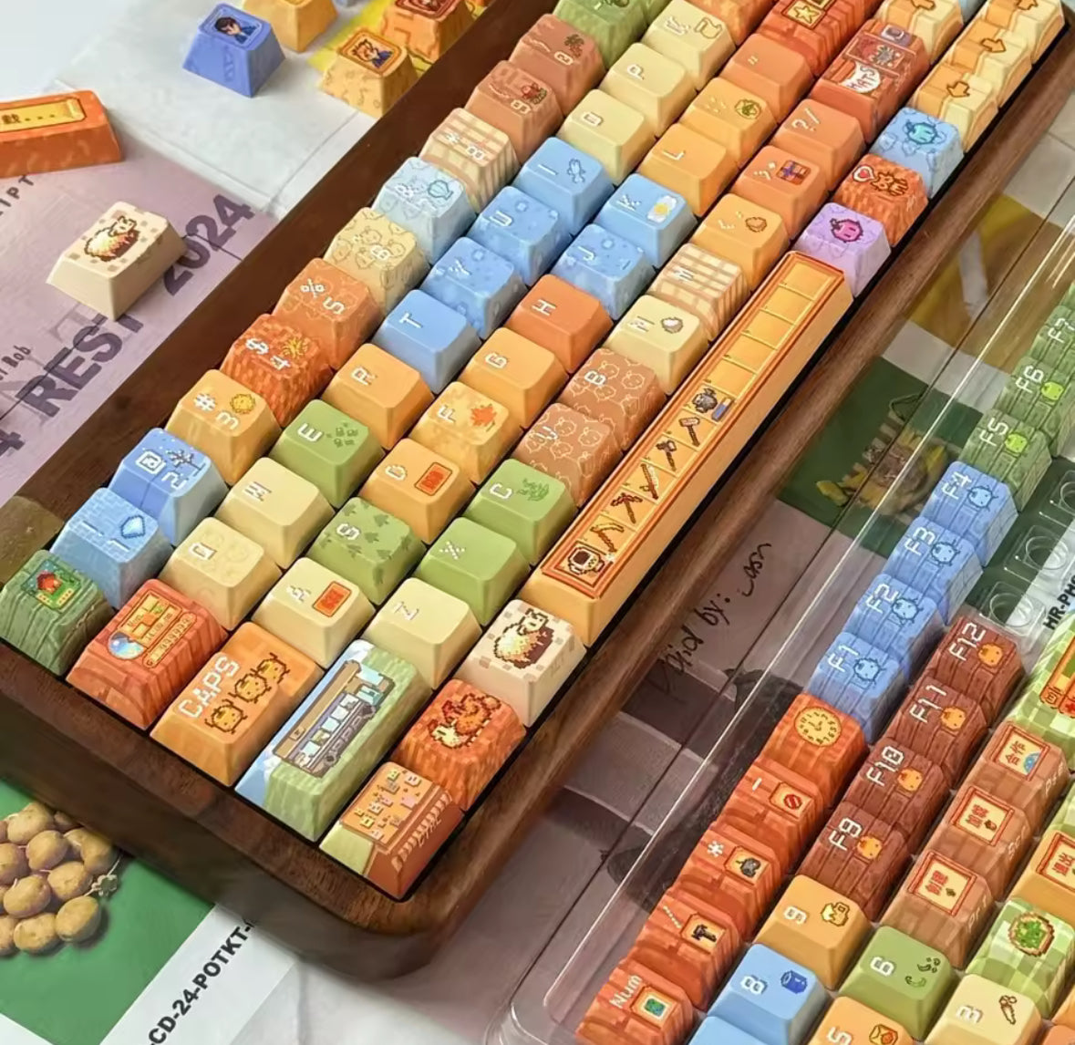 136 Keys Stardew Valley Theme Keycap (this set does not include a keyboard)