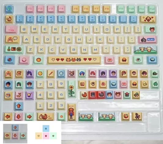 Personality Stardew Valley 130 Keycaps (this set does not include a keyboard)