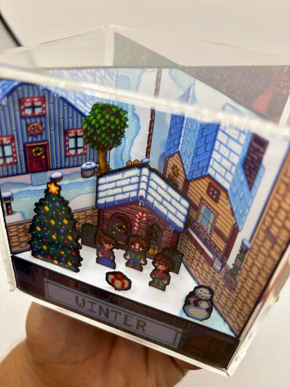 Stardew Valley (4 Sided) Diorama Cube!™
