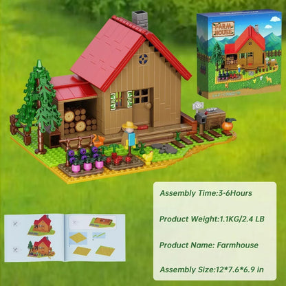 Farm House Buildings Bricks Sets