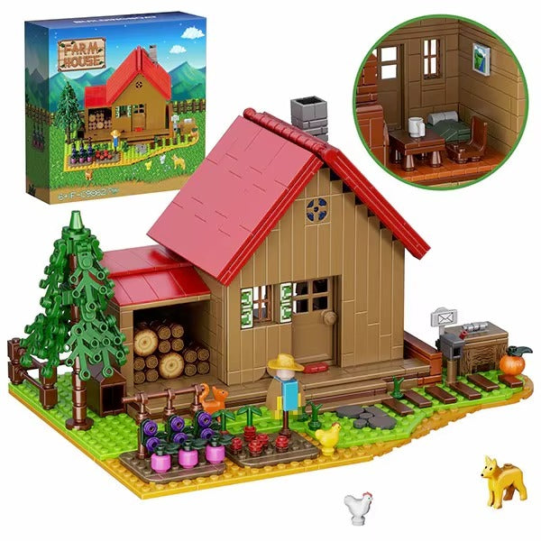 Farm House Buildings Bricks Sets