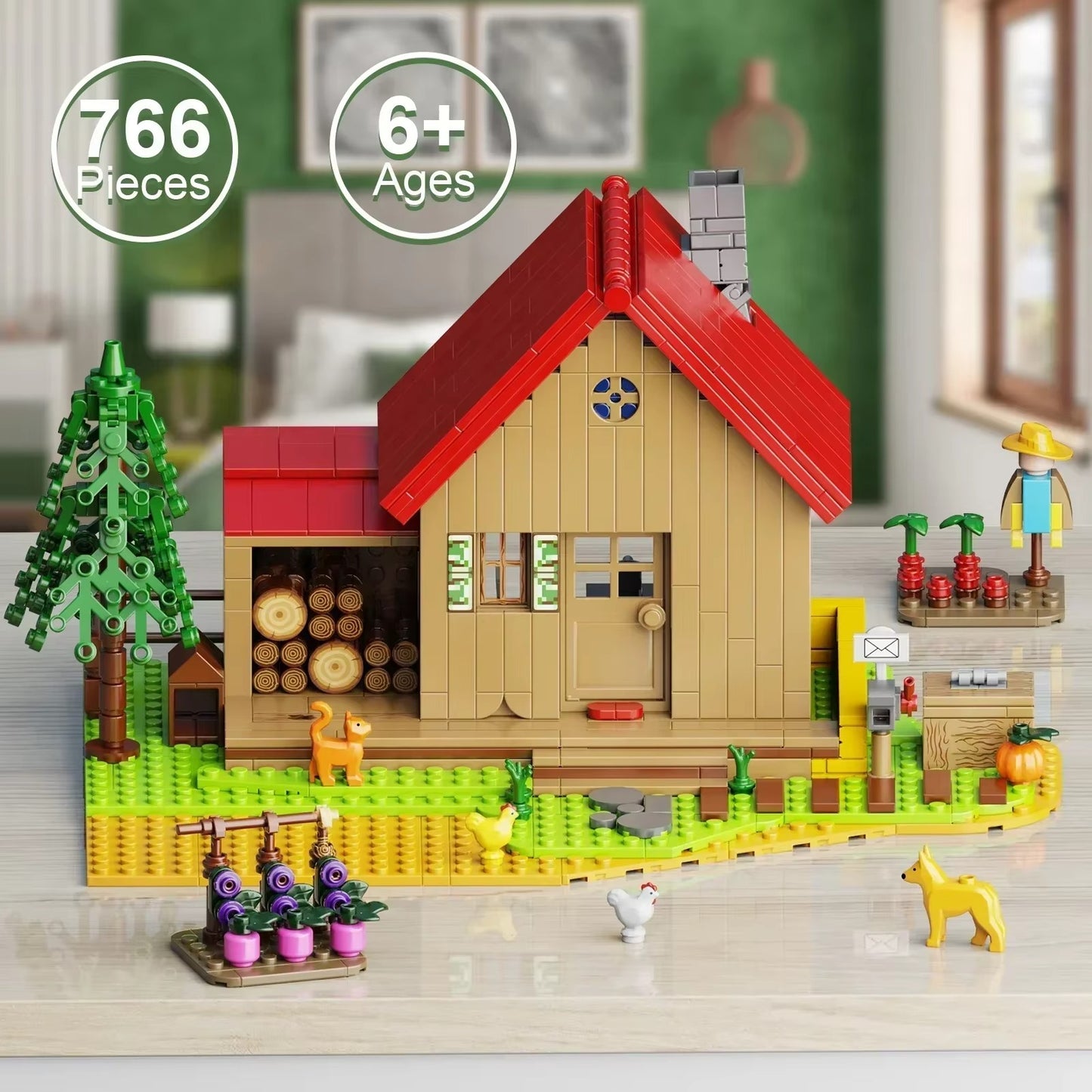 Farm House Buildings Bricks Sets